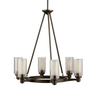 Kichler 2344OZ Soft Contemporary/Casual Lifestyle 6 Light Fixture Olde Bronze