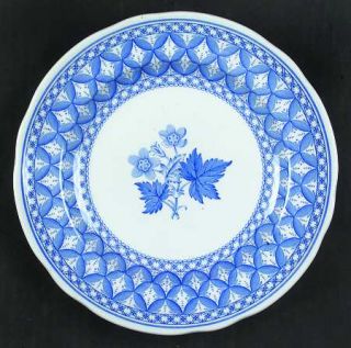 Spode Geranium Blue (Older) Salad Plate, Fine China Dinnerware   Camilla,Blue Bo