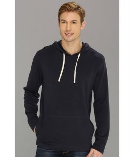 Lucky Brand Double Knit Hoodie Mens Sweatshirt (Navy)