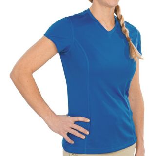 Merrell Leota T Shirt   Short Sleeve (For Women)   DEEP WATER (L )