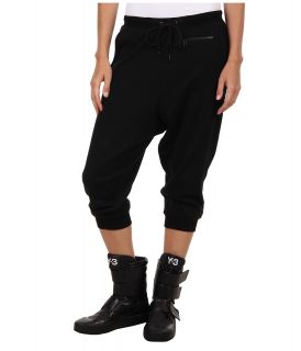 adidas Y 3 by Yohji Yamamoto Lux FT 7/8 Pant Womens Casual Pants (Black)