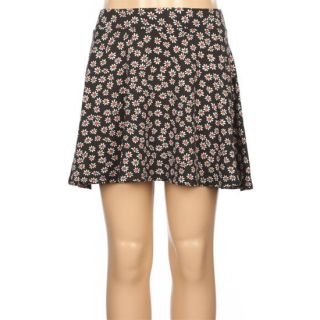 Chica Daisy Print Girls Skirt Black Combo In Sizes X Large, Small, Large, X