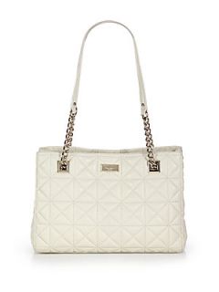 Kate Spade New York Sedgwick Place Small Phoebe Quilted Tote   Cream