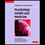 Cambridge Handbook of Psychology, Health , and 