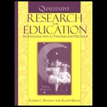 Qualitative Research for Education  Introduction to Theories and Methods