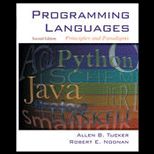 Programming Languages  Principles and Paradigms