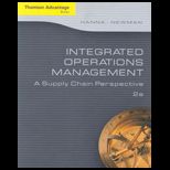 Integrated Operations Management : A Supply Chain Perspective