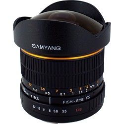 Samyang 8mm F3.5 Fisheye Lens for Nikon AE with Automatic Chip