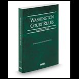 Washington Court Rules 2013 State