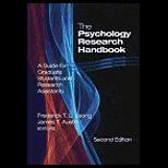 Psychology Research Handbook  A Guide for Graduate Students and Research Assistants