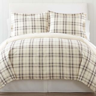 JCP Home Collection jcp home Flannel Duvet Cover Set, Plaid 2