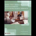 Effective Small Business Management CUSTOM<