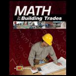 Math for the Building Trades With Cd