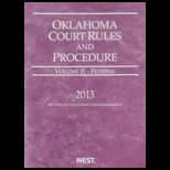 Oklahoma Court Rules and Proc.   Federal 2013
