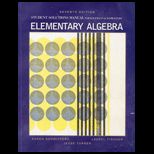 Elementary Algebra (Student Solution Manual)
