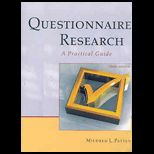 Questionnaire Research  Practical Guide