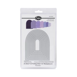 SIZZIX Framelits Dies, 8 pc. Rounded Tags Set
