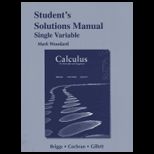 Calculus  for Scientists and Engineers   Std. Solution