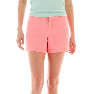 Twill Shorts, Pink, Womens