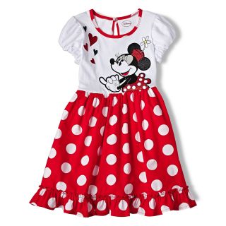 Disney Red Minnie Mouse Dress   Girls 2 10, Girls