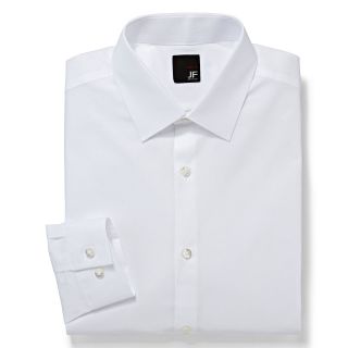 JF J.Ferrar JF J. Ferrar 100% Cotton Dress Shirt   Slim, White, Mens