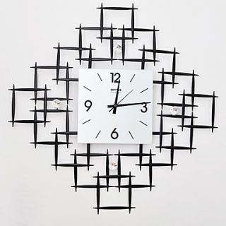 28.5H Rhombus Diamond Metal Wall Clock