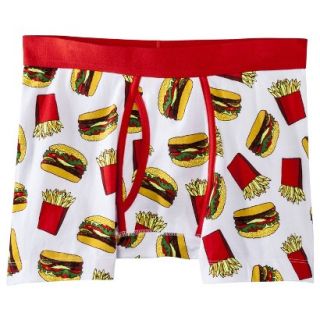 Mossimo Supply Co. Mens 1pk Boxer Briefs   Burgers n Fries   M
