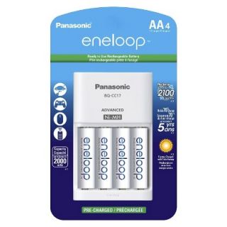 Panasonic eneloop Charger with 4AA Rechargeable Batteries