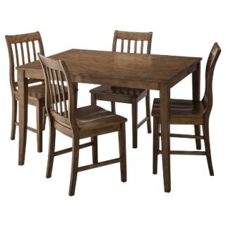 Dining Table Set: Winfield 5 Piece Dining Set   Driftwood Grey Wash Finish
