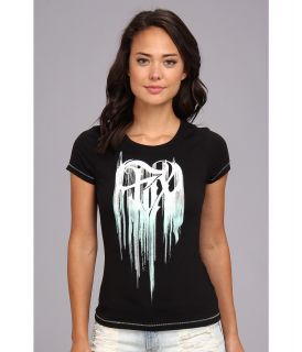 Fox Abrasive Tee Womens T Shirt (Black)