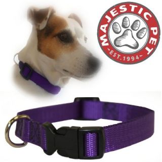 Majestic Pet Adjustable Collar   Purple (Medium)