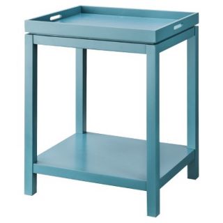Accent Table: Threshold Tray Top Side Table   Teal