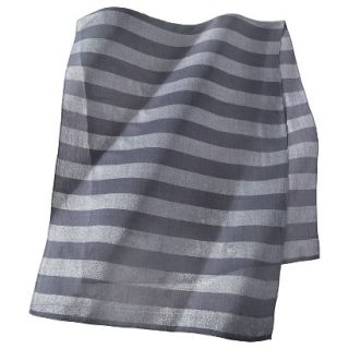 Target Limited Edition Stripe Scarf   Gray