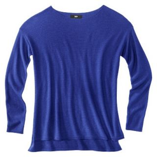 Mossimo Womens Crew Neck Pullover Sweater   Athens Blue L