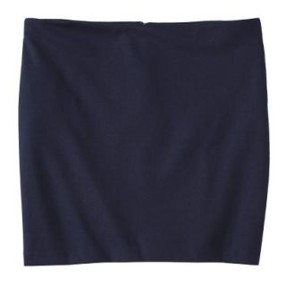 Merona Womens Plus Size Ponte Pencil Skirt   Navy 18W