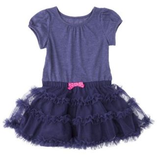 Cherokee Infant Toddler Girls Tutu Dress   Nightfall Blue 18 M