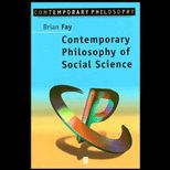 Contemporary Philosophy of Social Science  A Multicultural Approach