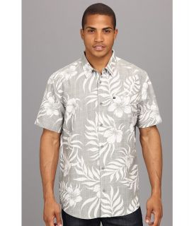 Rip Curl Vacation Days S/S Shirt Mens Short Sleeve Button Up (Gray)