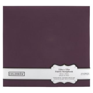 Colorbok Fabric Album   Plum (12x12)
