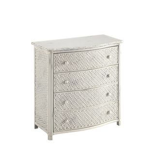 Home Styles Marco Island 4 Drawer Chest 5544 41 Finish: White