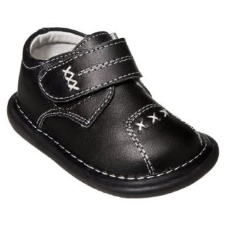 Little Boys Wee Squeak Cross Shoe   Black 8