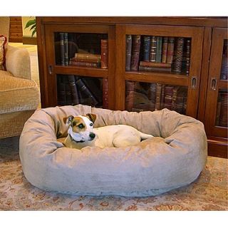 Majestic Pet Bagel Dog Pet Bed   Stone (Medium   32)