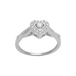 CT. T.W. Diamond Heart Ring, Womens