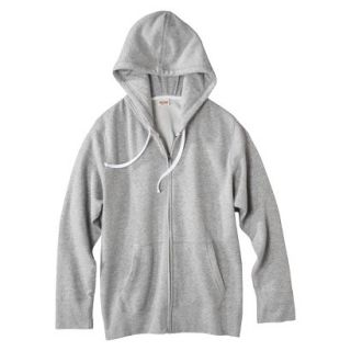 Mossimo Supply Co. Juniors Plus Size Long Sleeve Fleece Hoodie   Gray 1