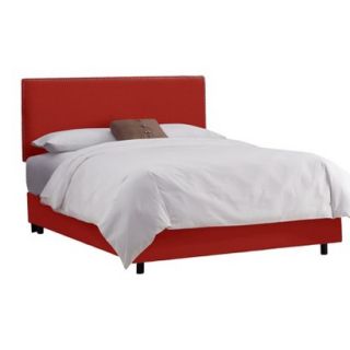 Skyline Full Bed: Skyline Furniture Arcadia Nailbutton Border Linen Bed  