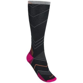 Sockwell Incline Socks   Merino Wool  Graduated Compression  Over the Calf (For Women)   BLACK (M/L )
