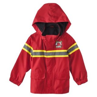Just One You by Carters Infant Toddler Boys Fire Rescue Raincoat   Red 5T