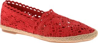 Womens Nine West Alyssa7   Red Fabric Slip on Shoes