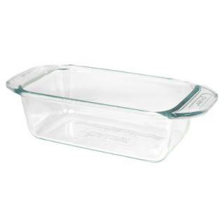 Pyrex Grip Rite 1.5 Quart Glass Loaf Pan   Clear