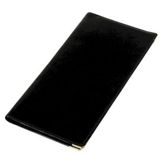 Rolodex Stitched Faux Leather Business Card Book Holder   Black